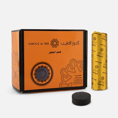 Kunooz Black Charcoal - 80 Pcs