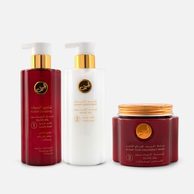 Olive Oil Hair Care Set - 3 pcs