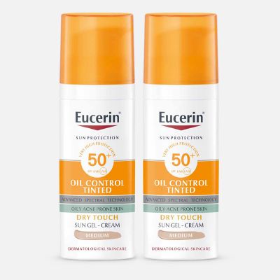 Sun Oil Control Gel-Cream Tinted CC Medium SPF 50+ Kit