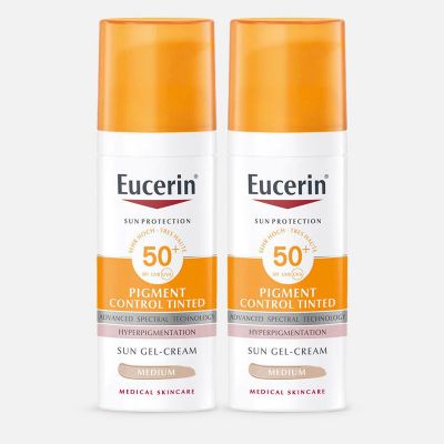 Sun Pigment Control Gel-Cream Tinted CC Medium SPF 50+ Kit