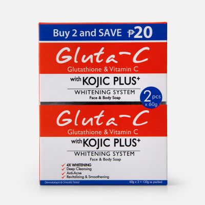 Gluta C Kojic Plus Face And Body Soap Duo