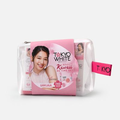 Tokyo White Kawaii Sakura Set