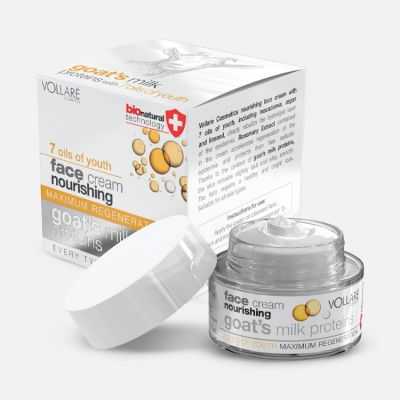Moisturizing Face Cream With Goats Milk And 7 Oils
