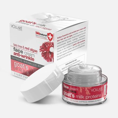 Anti-Wrinkle Face Cream With Goats Milk And Red Algae