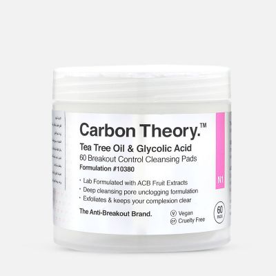 Tea Tree Oil & Glycolic Acid Breakout Control Cleansing Pads