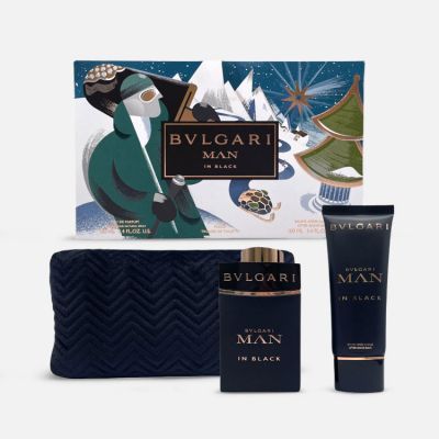 Man In Black 3PC With Pouch Set