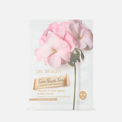 Turn Back Time: Vitamin A Anti-Aging Cotton Mask