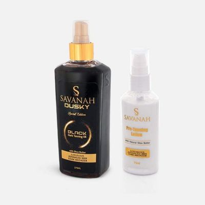 Dusky Black Dark Tanning Set