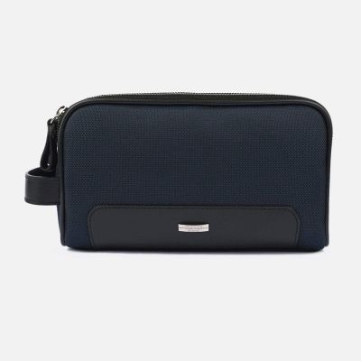Blue Double Zip Travel Toiletry