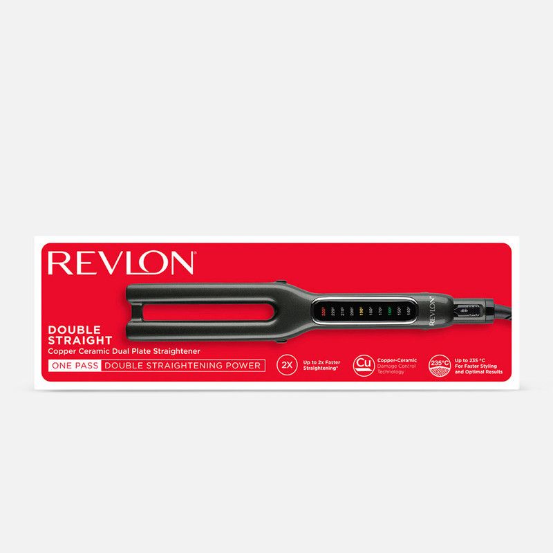 Double Straight Copper Ceramic Dual Plate Straightener