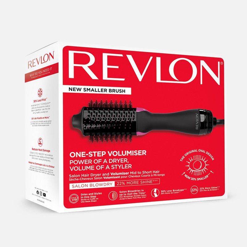 One-Step Hair Dryer And Volumiser Mid To Short Hair - 1100W