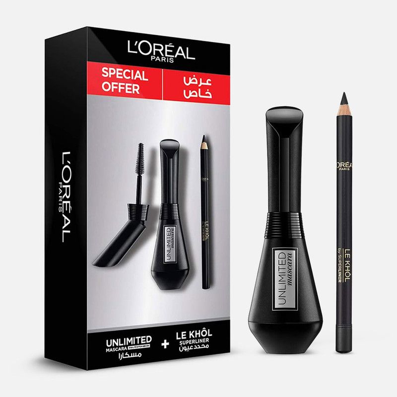 Unlimited Mascara + Super Liner Le Kohl Set