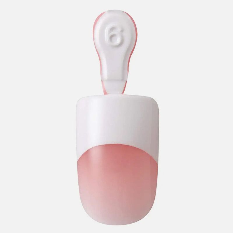 Salon Acrylic Nude French Nails