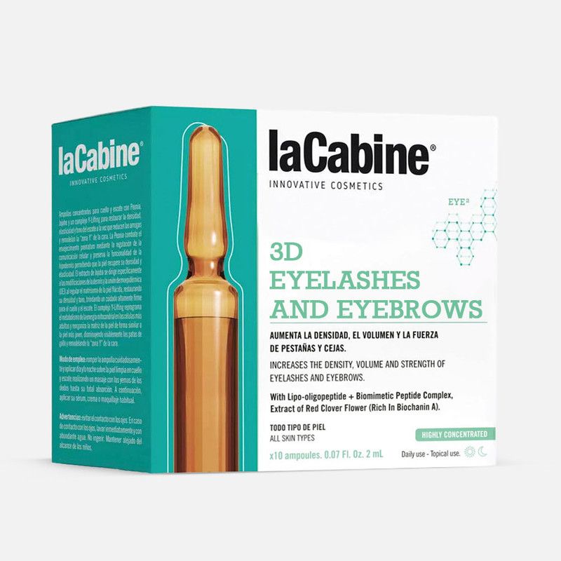 3D Eyelashes And Eyebrows Face Ampoules