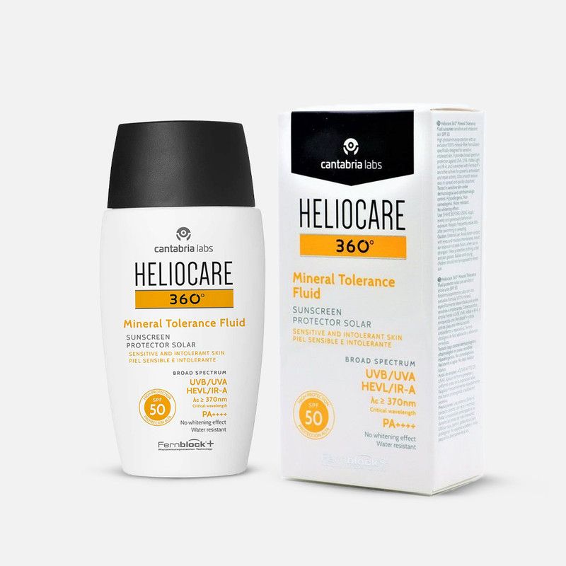 Heliocare 360 Mineral Tolerance Fluid Sunscreen SPF 50