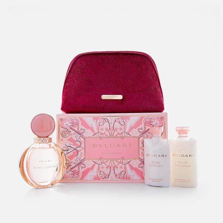 Rose Goldea 4PC With Pouch Set