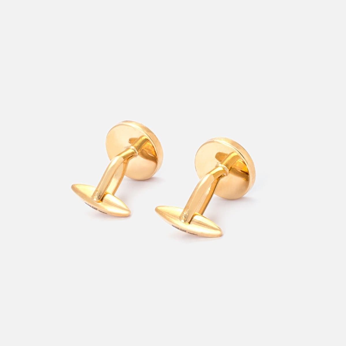 Cufflinks-BZBM10-Gold - Black