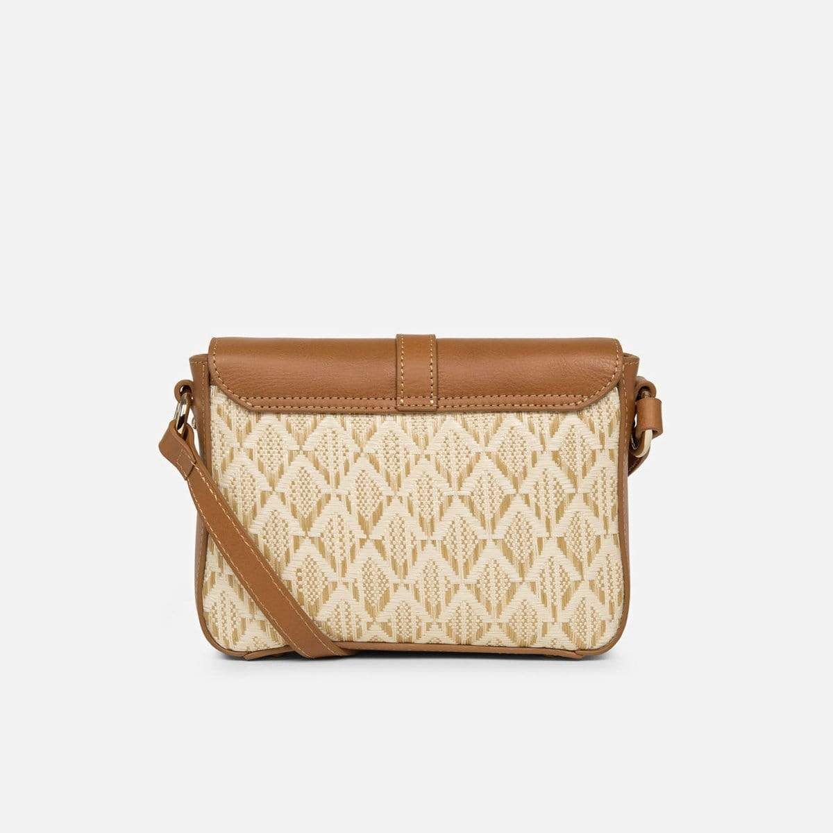 Graphic Osier Crossbody Bag