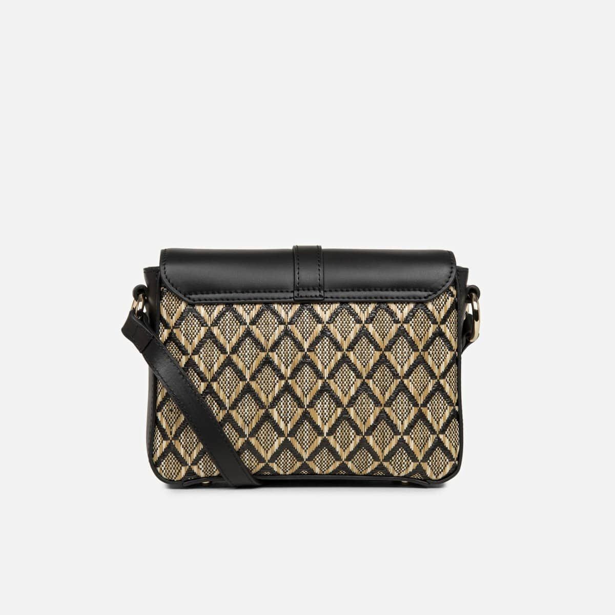 Graphic Osier Crossbody Bag