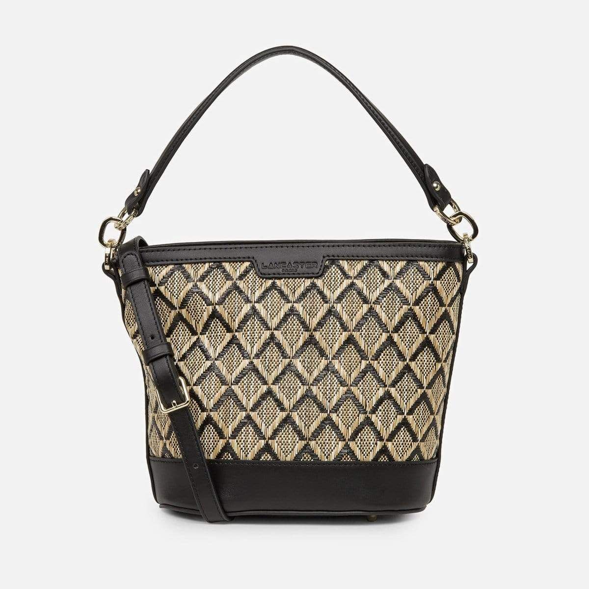 Graphic Osier Shoulder Bag