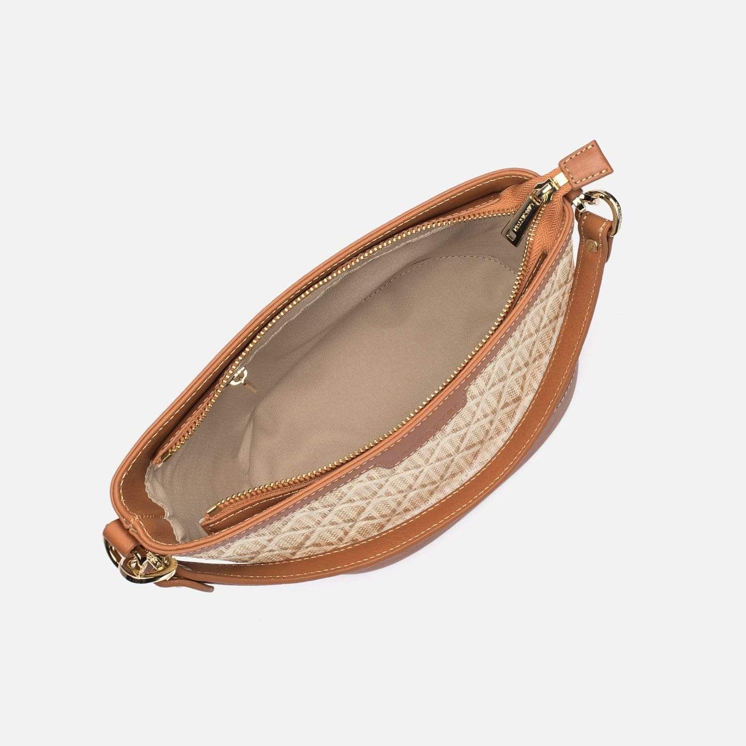 Graphic Osier Shoulder Bag