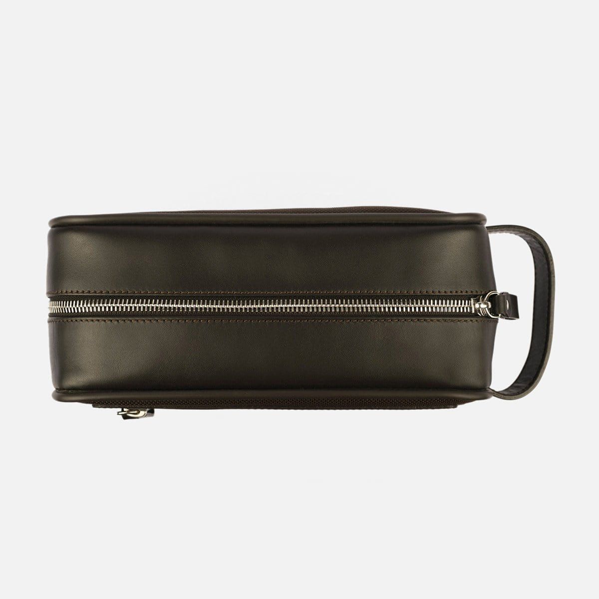 Brown Single Zip Travel Toiletry