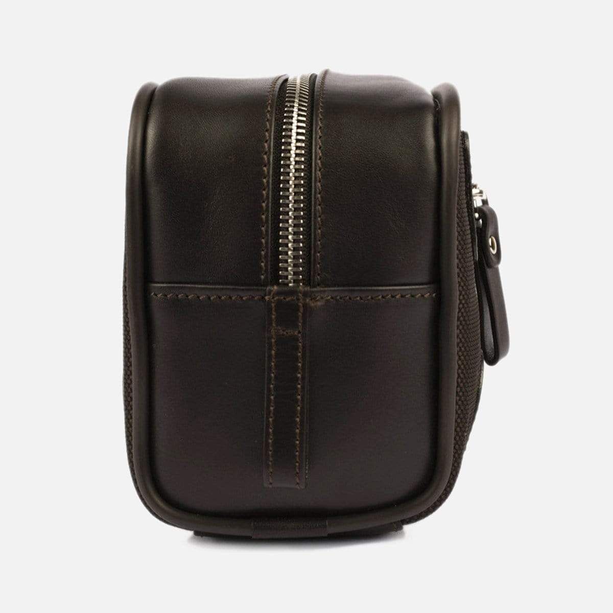 Brown Single Zip Travel Toiletry