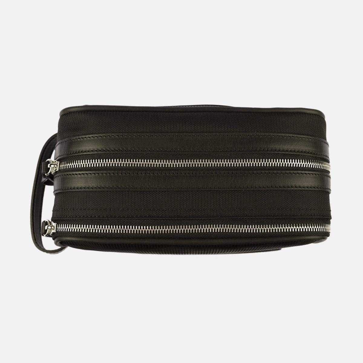 Black Double Zip Travel Toiletry