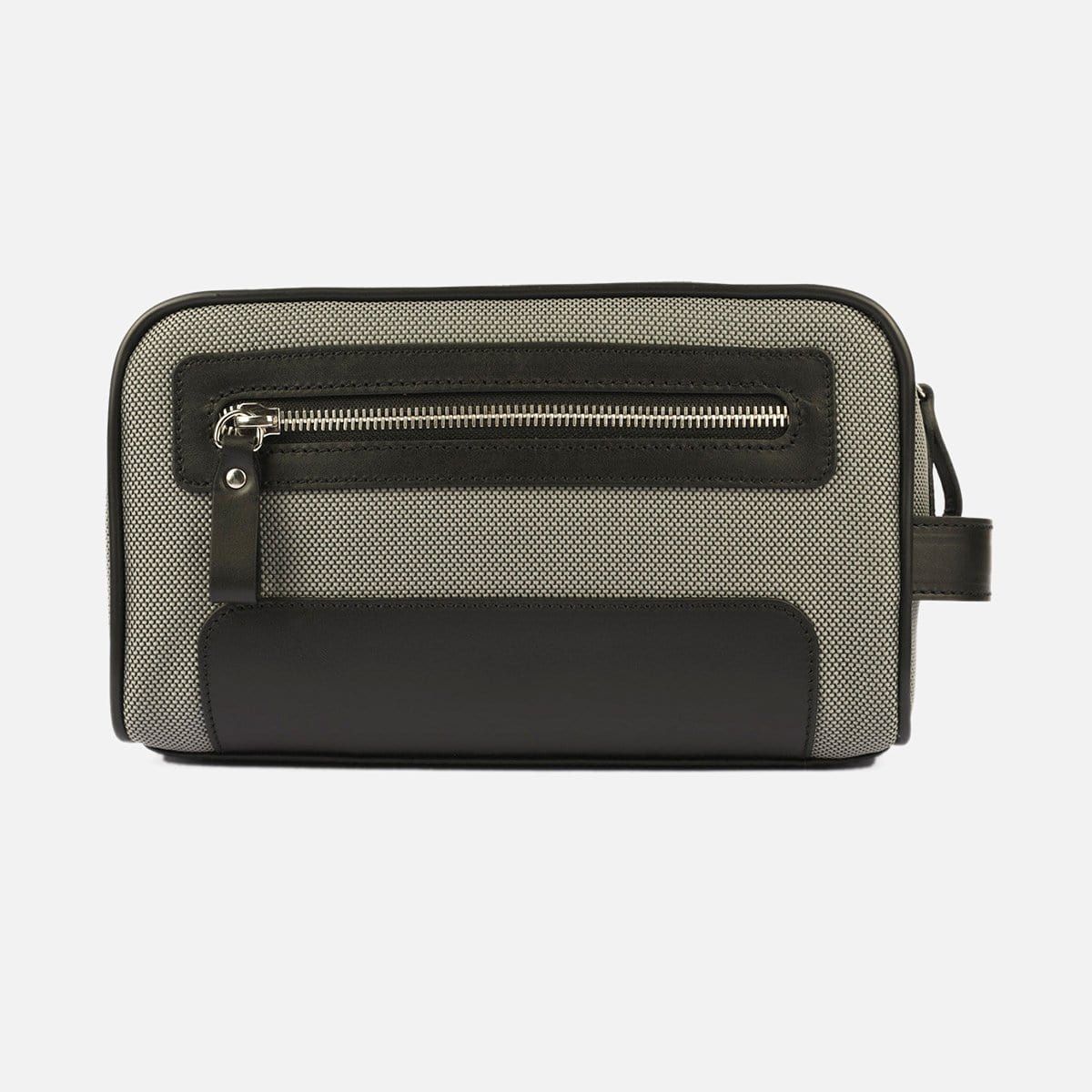 Grey Double Zip Travel Toiletry