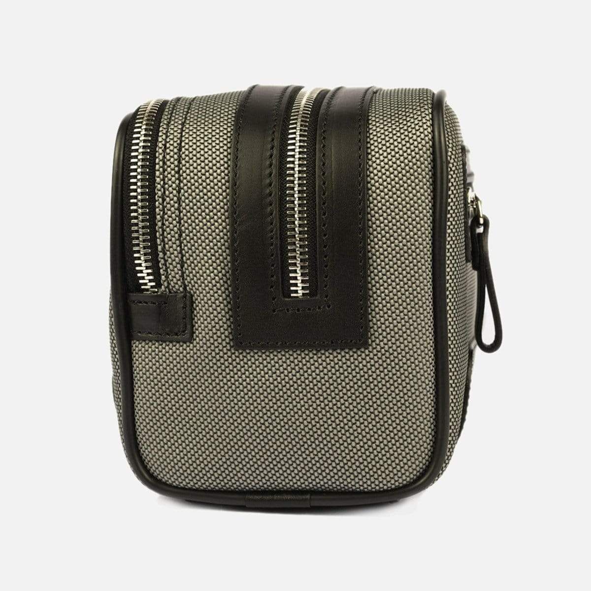 Grey Double Zip Travel Toiletry